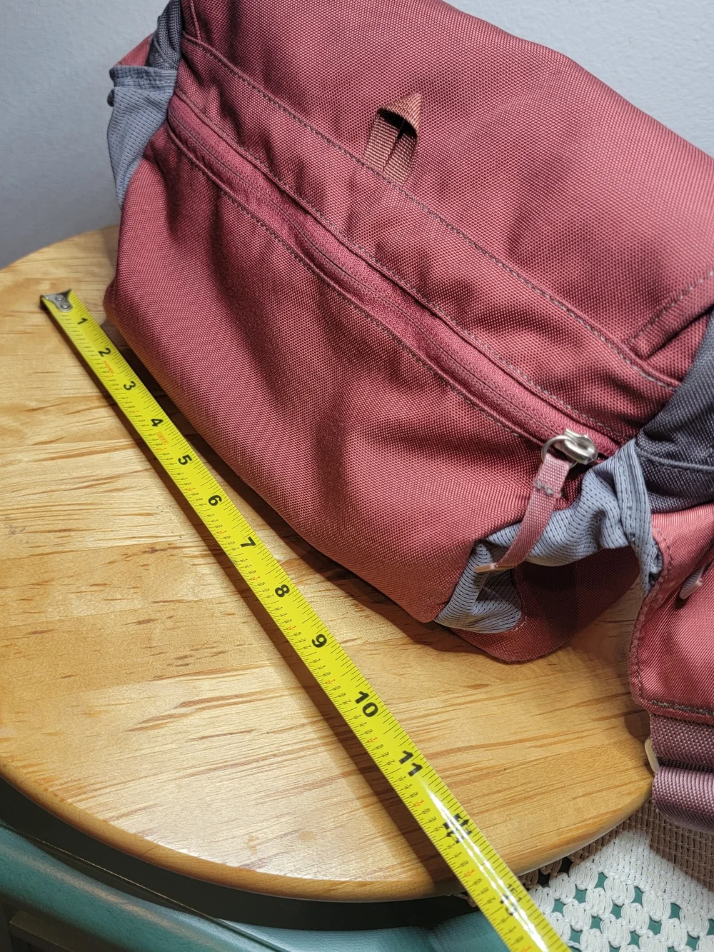 REI Rust Red and Gray Messenger/Travel Crossbody Bag